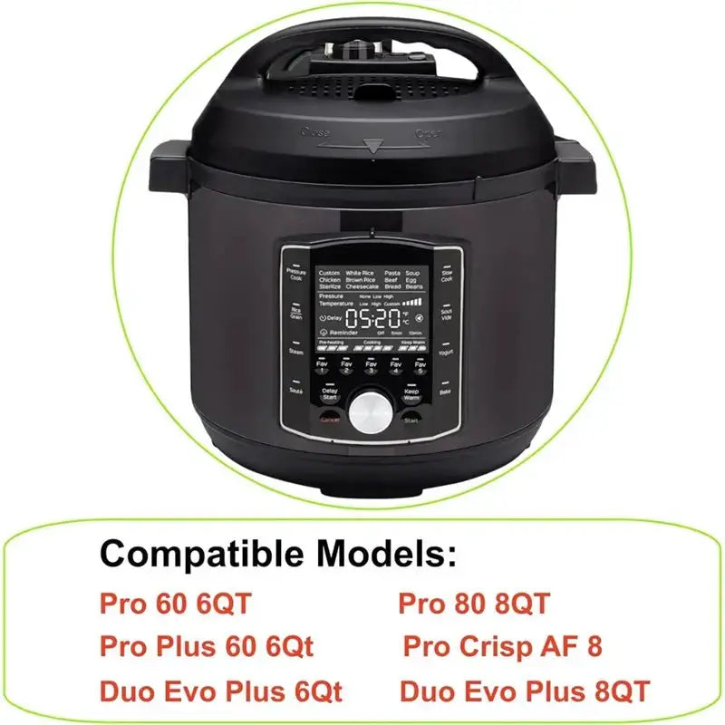 Instant Pot Steam Release Valve | Handle Valve | Silicone Caps 3 | Ultra 3/6/8Qt