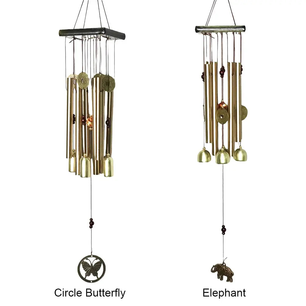 Aluminum Tube Wind Chime Metal Pipe Wind Chime Wind Bell Music Pendant Door Hanging Windchime Home Garden Decoration from PriceLows™