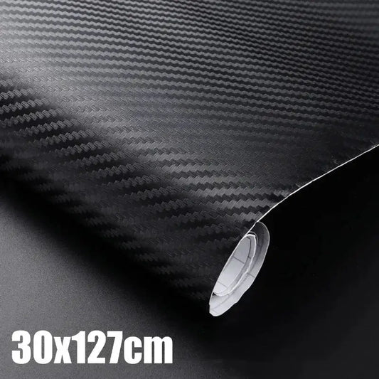 30x127cm Car 3D Carbon Fiber Roll Film Stickers DIY Vinyl Film Auto Interior Styling Carbon Fiber Decorative Decals from PriceLows™