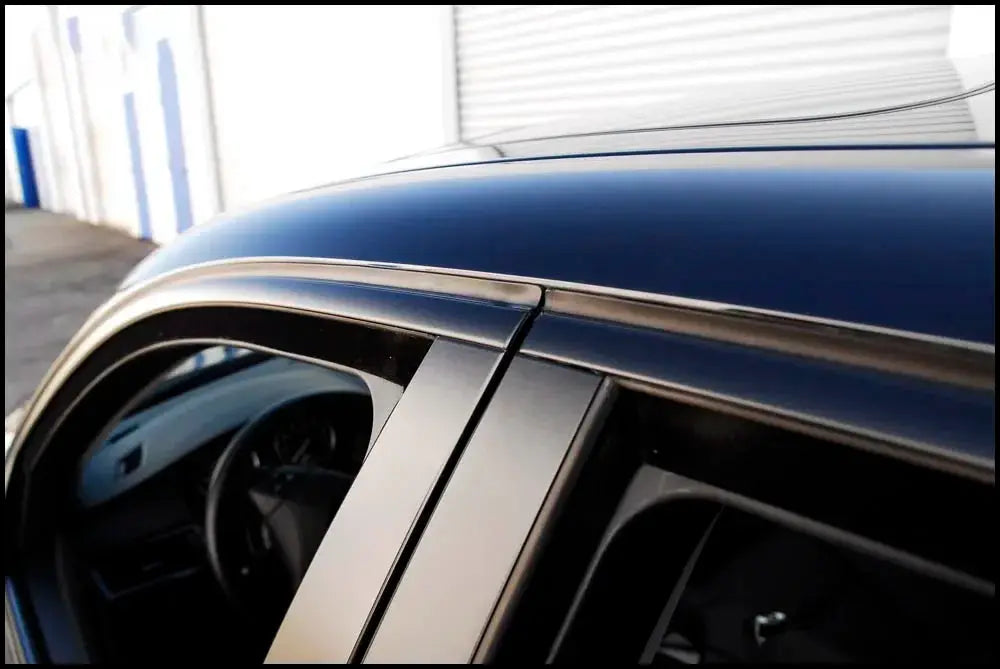 Black Matt Vinyl Wrap Foil Tape Roll Matte Black Stripes Window Trim Film Car Sticers Decal For Car Interior Pillar from PriceLows™