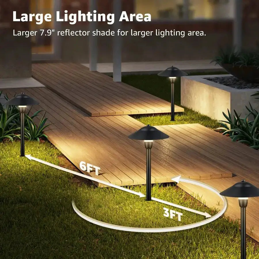 Low Voltage Pathway Lights LED Landscape Lights Low Voltage 3W 1224V 3000K Landscape Lighting CastAluminum Waterproof Landscape from PriceLows™