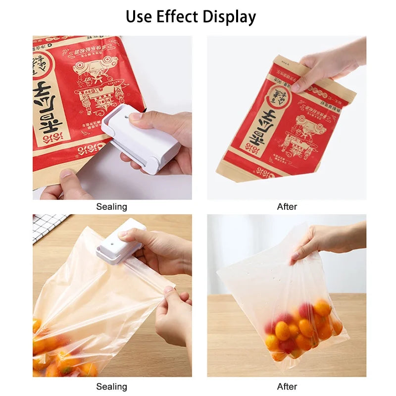 Heat Sealer | Handheld Portable Design | Plastic Body | Home Kitchen Storage