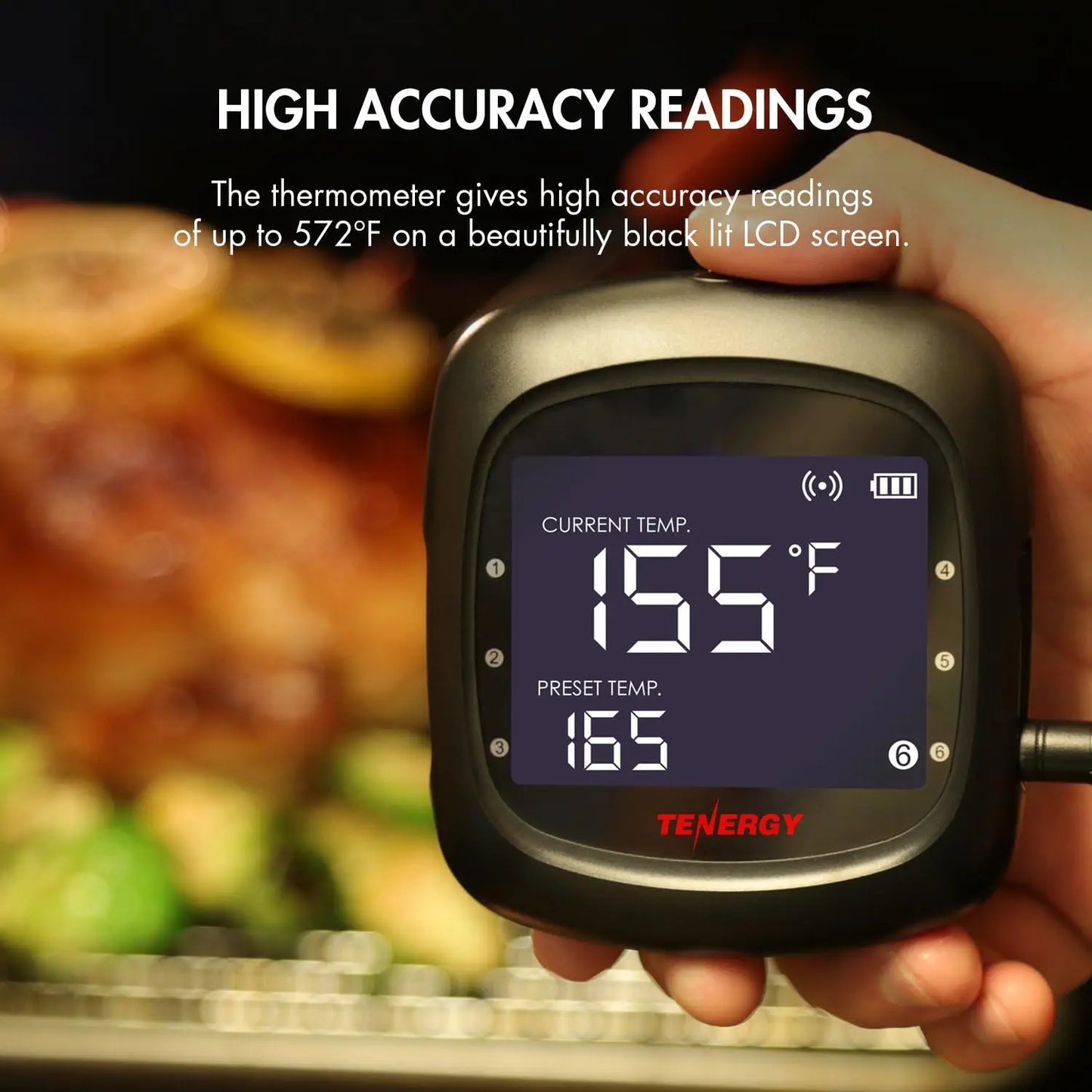 Bluetooth BBQ Thermometer | 6 Probes | App Control | Carrying Case