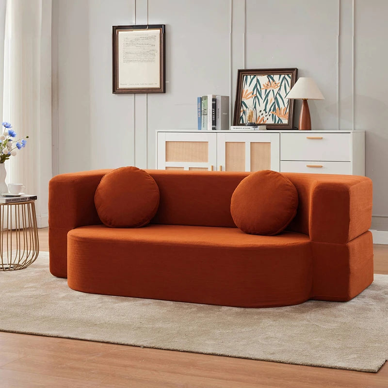 Modular Sofa | Retro Glam Style | Single Configuration | Single Piece