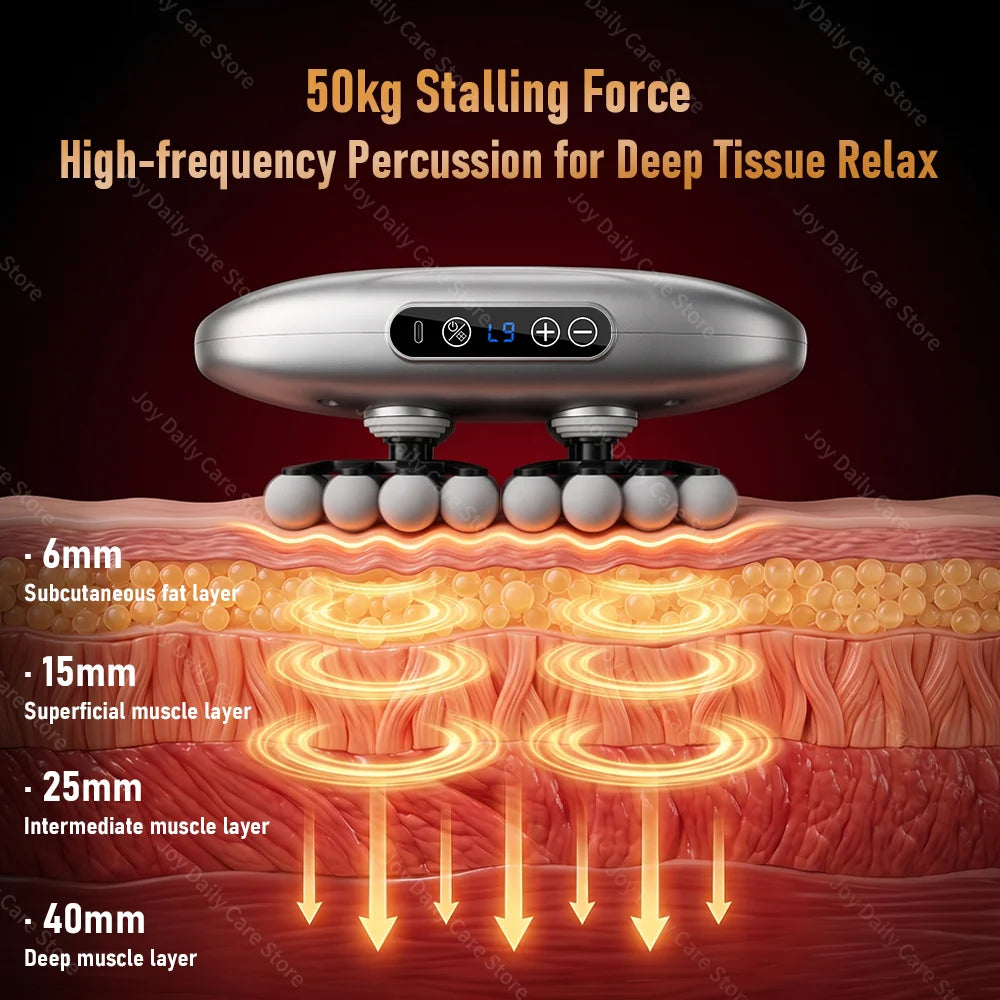 Wireless Massage Gun | 48 Attachments | 9 Speed Modes | For Full Body