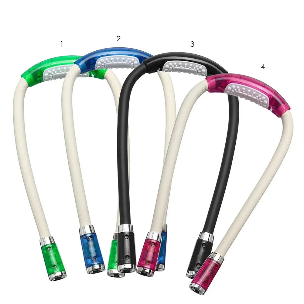 ABS LED Flexible Handsfree Hug Neck Reading Book Light Lamp Torch Flashlight Multifunctional Work Lamp from PriceLows™