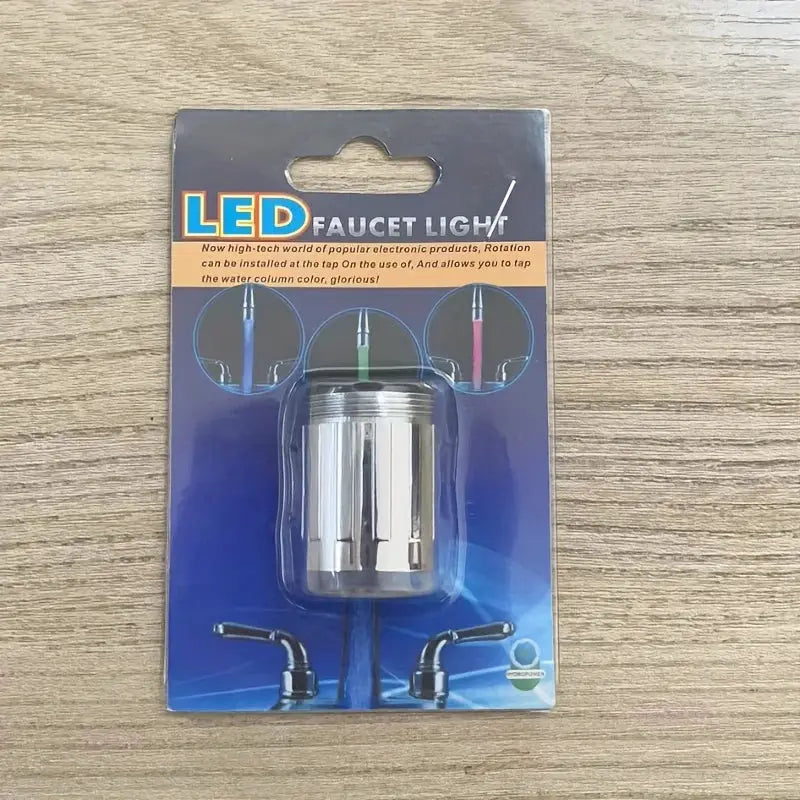 1/5pcs 7 Color LED Faucet Nozzle, LED Luminous Color Changing, Water Flow Power Generation Eco-Friendly, Micro External Faucet from PriceLows™