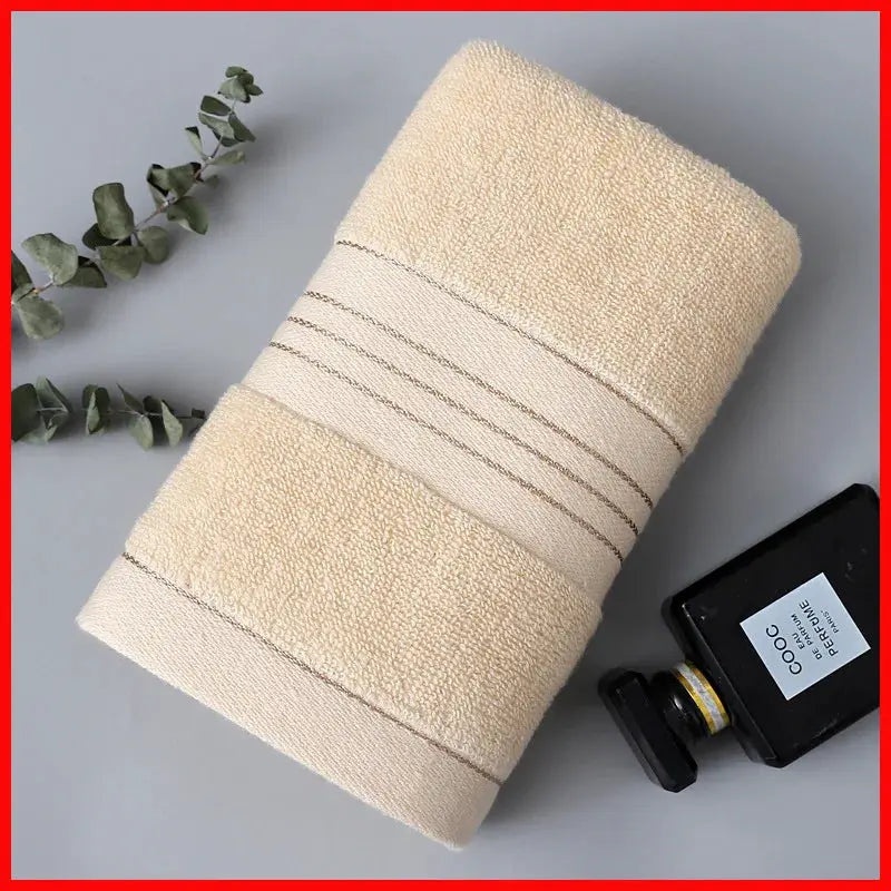 All-cotton Class A Thickened Absorbent Jacquard Polyester-cotton Skin-friendly Face Towel Bath Pure Cotton Towel Adult Towel from PriceLows™