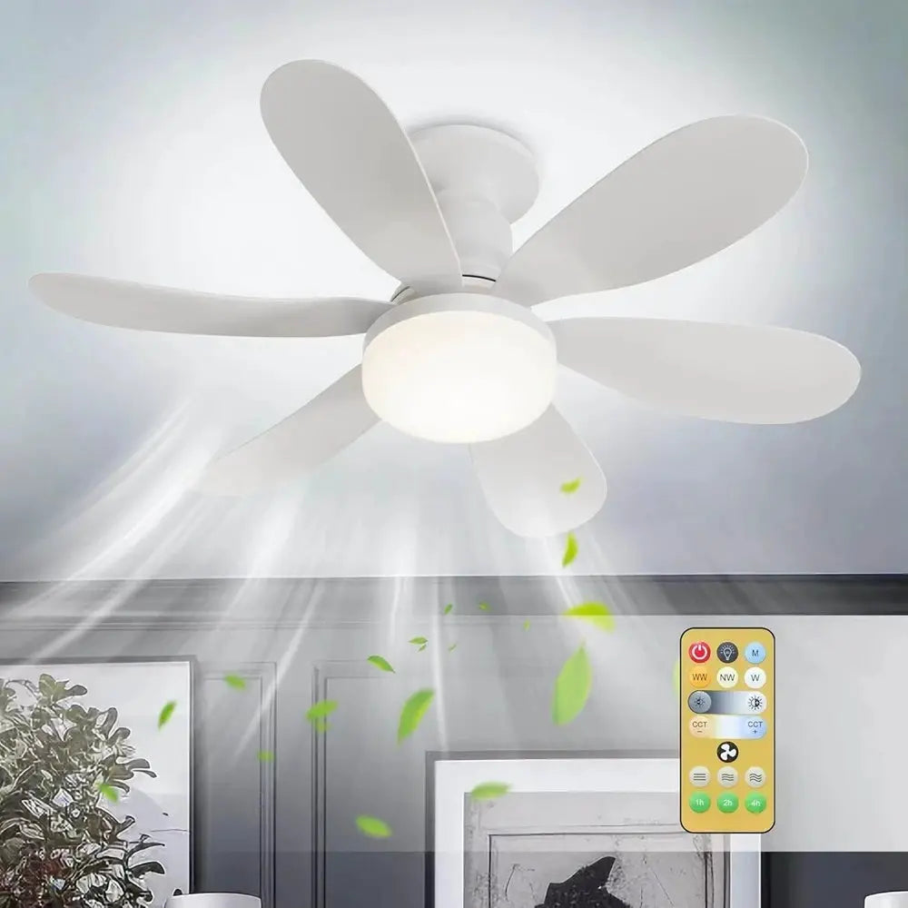 LED Ceiling Fan Light | 40W Power | Remote Control Dimming | Universal Fit