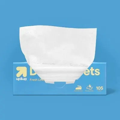 Fabric Softener Dryer Sheets | Fresh Linen Scent | Static Control | 105 Count