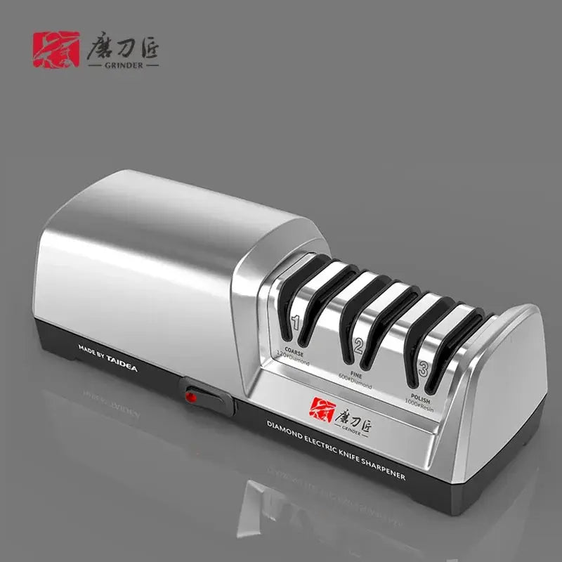 Electric Knife Sharpener | 3 Stage System | Diamond Abrasive