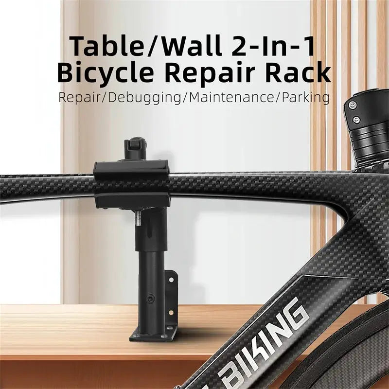 WEST BIKING Bicycle Repair Stand Wall/Table Mount Bike Parking Racks Maintenance Support Adjustable Clamp Bike Display Storage from PriceLows™