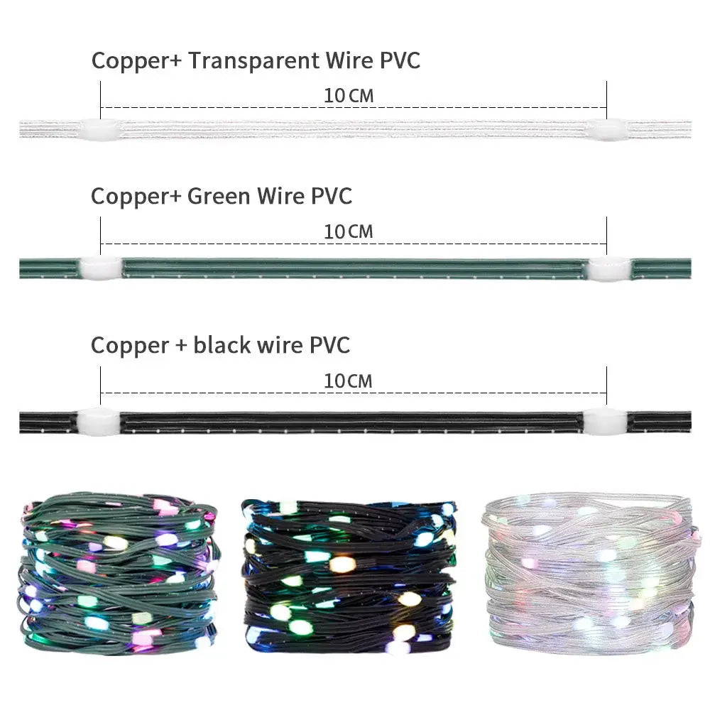 WS2812B LED String WS2812 Addressable Individually RGB Dream Color Christmas Party Birthday Decor Strip Lights IP67 Waterproof from PriceLows™