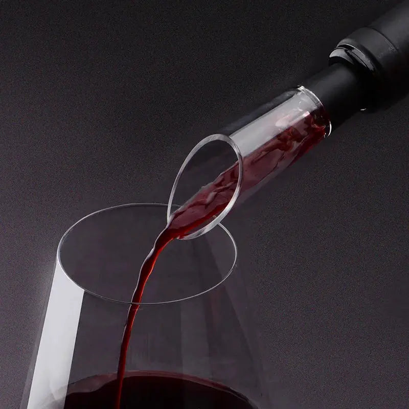 Wine Pourer Decanter Red Wine Aerating Pourer Spout Decanter Wine Pouring Aerator Wine Stopper Portable Bar Tool Accessories from PriceLows™