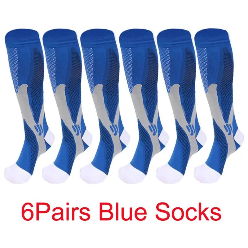 Compression Socks | 20-30mmHg | 6 Pairs | EU 35-45