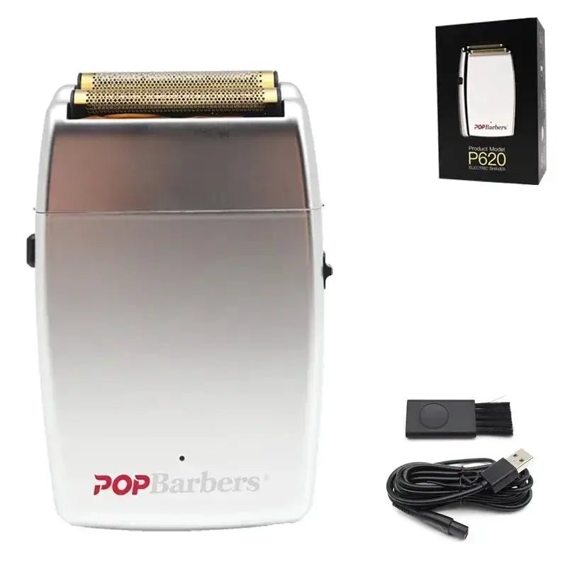 Beard Trimmer | 11000 RPM | USB Rechargeable Lithium 1400mAh | POP Barbers P620
