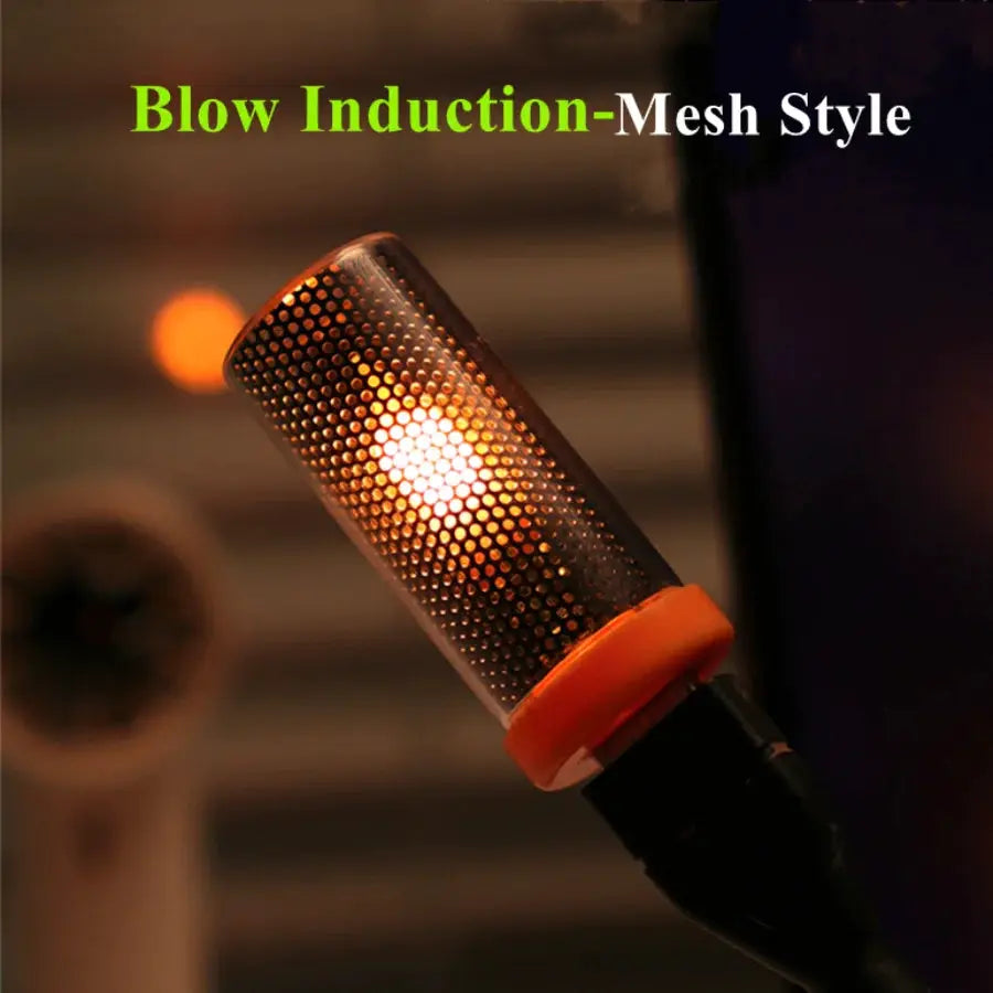 LED Flame Night Light | USB Powered | Frosted Glass | Indoor Lamp