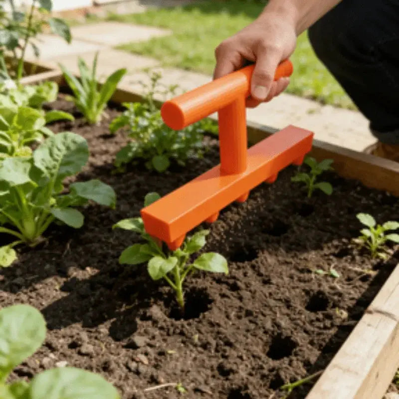 Gardening Hole Punch Seeder, Household Vegetable and Flower Seedling Puncher, Balcony Vegetable Garden Seedling Sowing Tool from PriceLows™