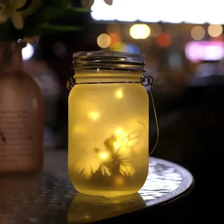 Solar Mason Jar Light Solar Lantern Fairy Lights Waterproof IP65 Hanging Standing Solar Lamp Garden Ornament for Patio Lawn from PriceLows™