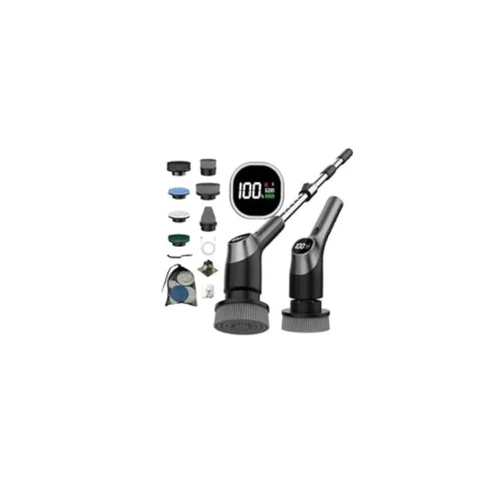 Electric Spin Scrubber | 10-in-1 | IPX7 Waterproof | Retractable Handle, 2-Speed