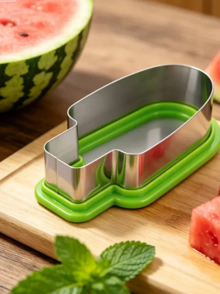 Summer Watermelon Party Tool, Fun Fruit Cutting Gadget, Picnic Watermelon Decor Tool, Kitchen Fruit Slicer Gadget, DIY Fruit Decoration Mold, Easy Watermelon Slicing Tool from PriceLows™