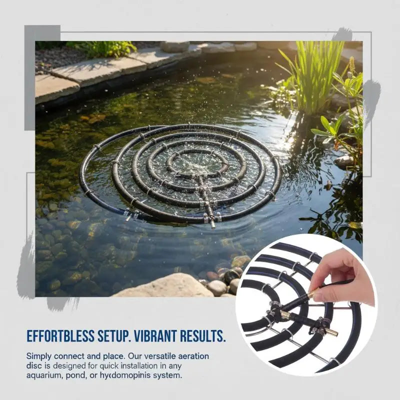 1pcs 304 Stainless Steel Koi Fish Pond Oxygenation Aquarium Nano Aeration Disc Fish Pond Seafood Pond Oxygen Plate Supplies from PriceLows™