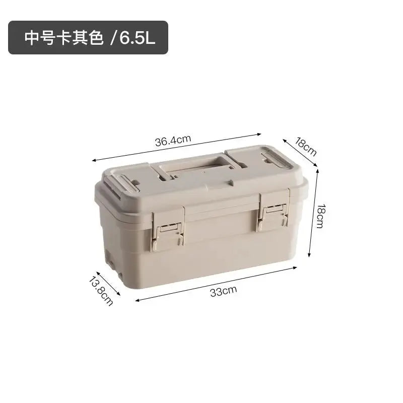 4L/6.5L Stackable Bins Storage Connectable Toolbox Multiple Functions Storage Boxes & Bins Plastic Container Storage from PriceLows™