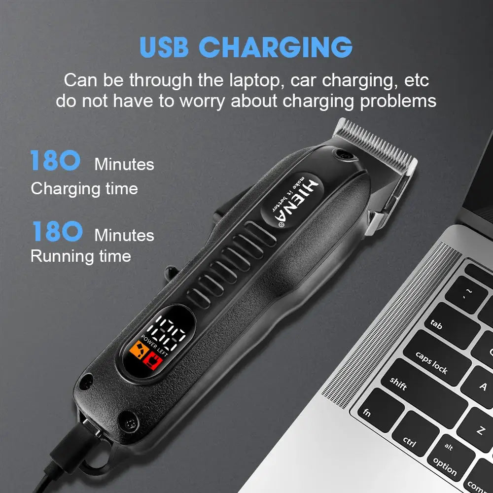Hair Clippers | Cordless | Stainless Steel Blades | With Box
