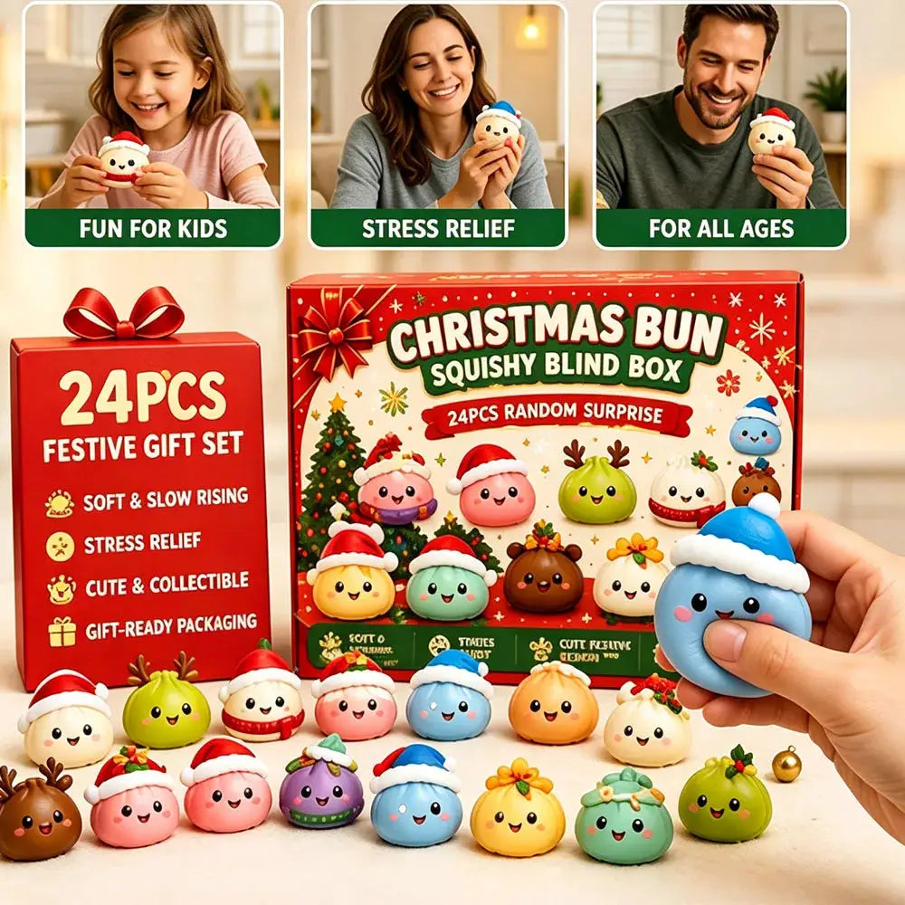 Squishy Advent Calendar | 24 Day | Snowman | Slow Rebound | Dumpling
