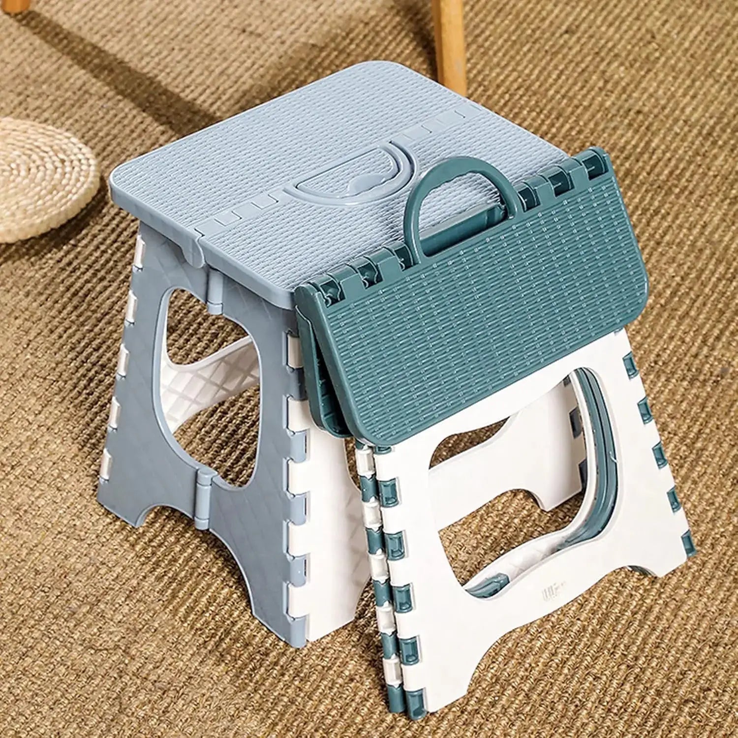 Compact Foldable Step Stool, 12.5in, Holds 300 lbs, Non-Slip, Easy Storage from PriceLows™
