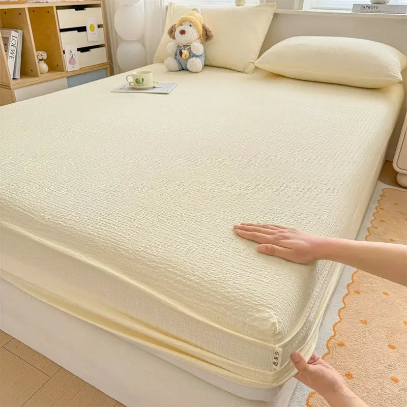 Spring & Summer New Arrival – Puff Chiffon Printed Fitted Bed Sheet for Girls / Kids / Bedroom Decor from PriceLows™