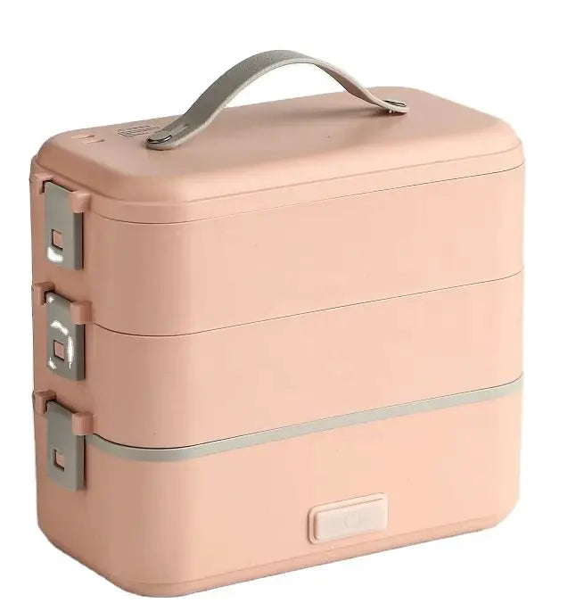 Portable Electric Heating Lunch Box Stainless Steel Food Warmer Electric Lunch Box for Home and Office from PriceLows™