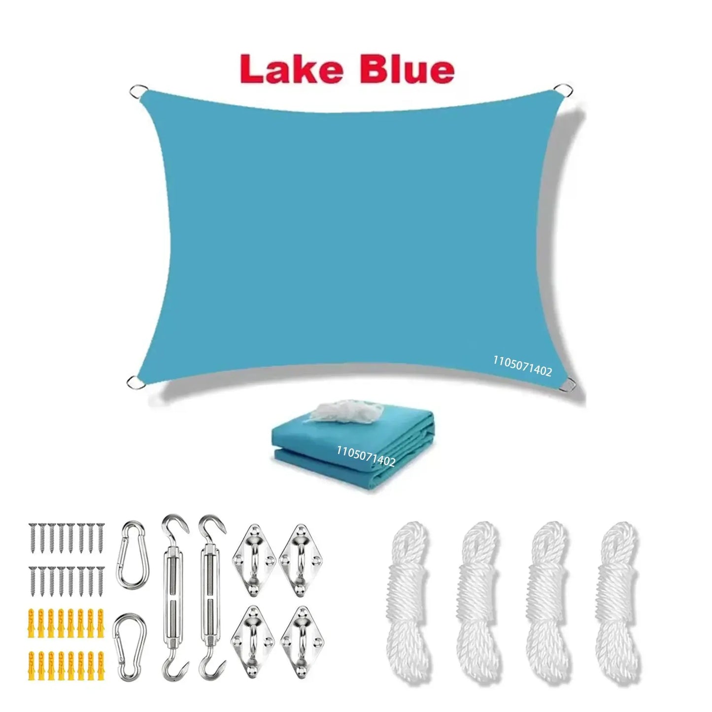 Oxford Sun Shade Sail | Waterproof Anti Uv | 3x3m And 4x5m Sizes