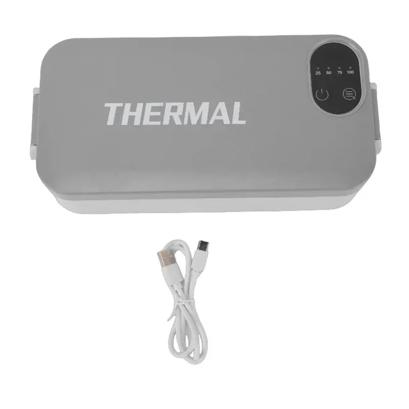 Electric Heated Lunch Box 304 Stainless Steel Portable Food Warmer Digital Display For Office Car Travel from PriceLows™