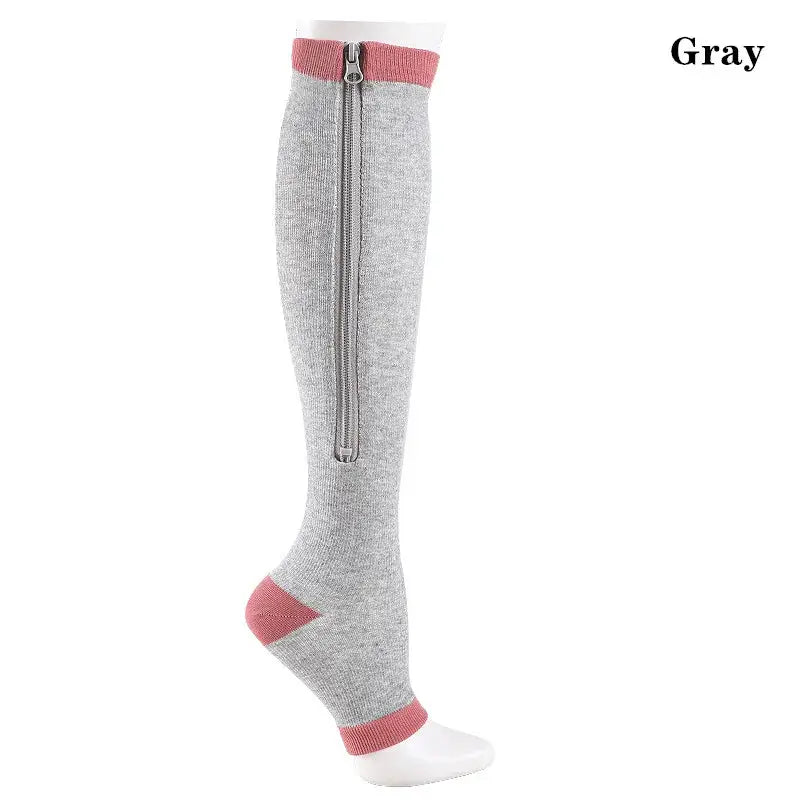 Knee High Compression Socks | 20-30 Mmhg Pressure | Nylon Athletic