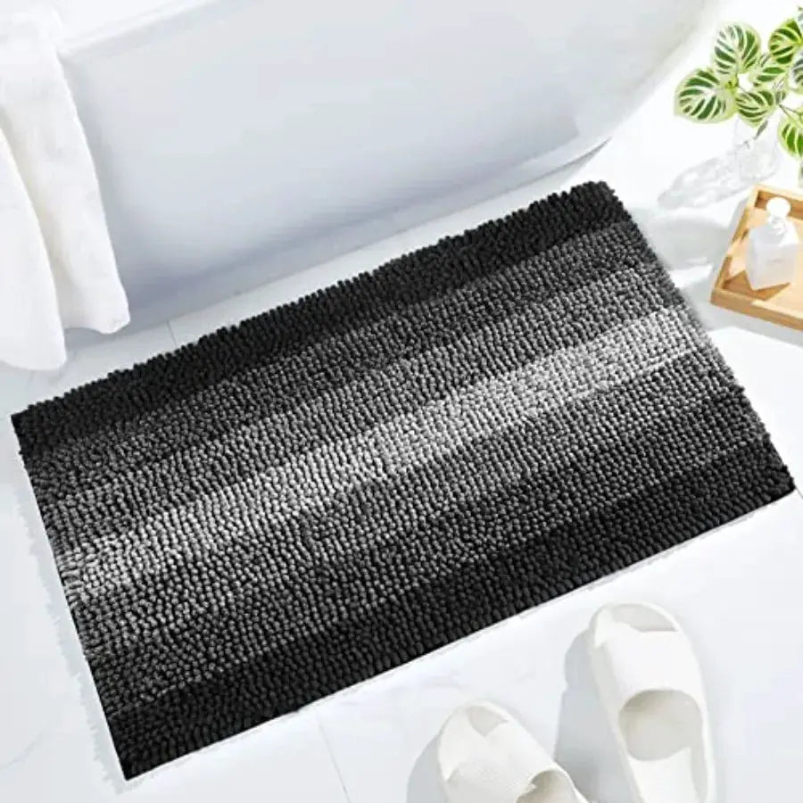 Bathroom Rug Set 2 Pcs Chenille Non Slip Bath Mat Set Absorbent Shower Rug and Bath Room Floor Mats Quick Dry Bathmat Bathroom from PriceLows™