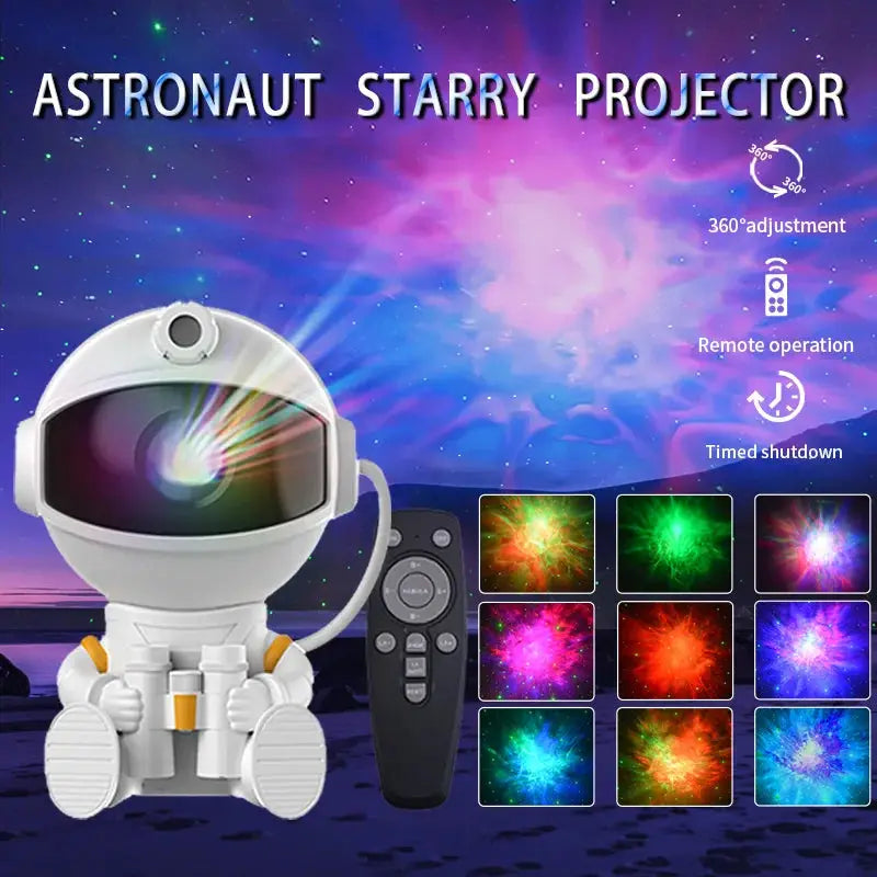 Astronaut Projector Galaxy Starry Night Lights for Bedroom LED Nebula Lamp Decoration Child Adult Holiday Gift from PriceLows™