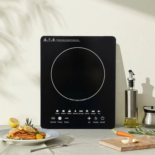 Induction Cooktop | 750W | 8 Power Levels | Portable Stove For Home And RVs