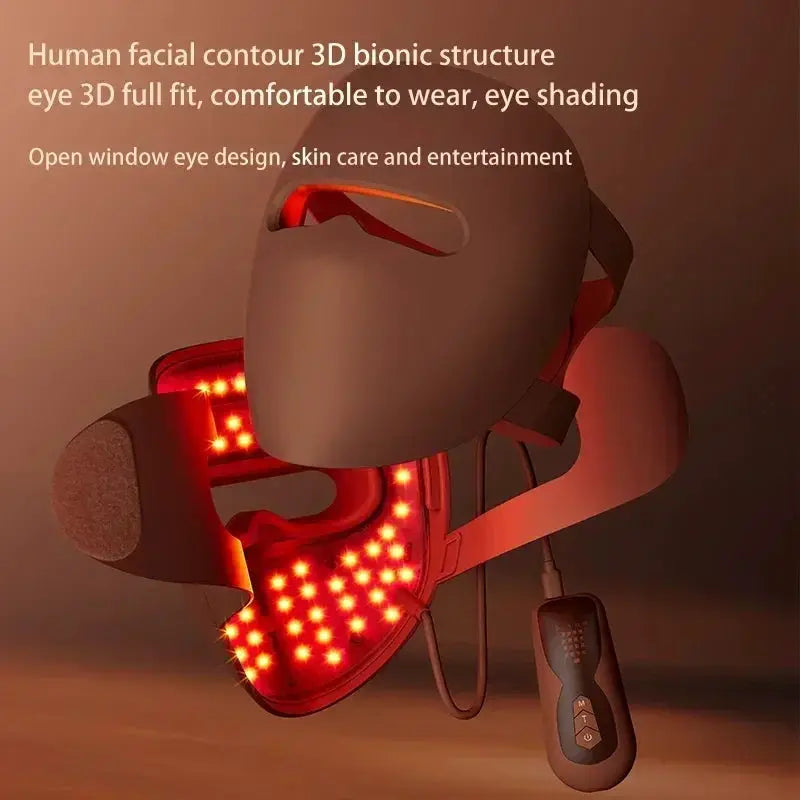 320 LED Beads Facial Photon Beauty Mask 4D Silicone Red Light Photon Skin Rejuvenation Anti Wrinkle Anti Acne Facial Beauty care from PriceLows™
