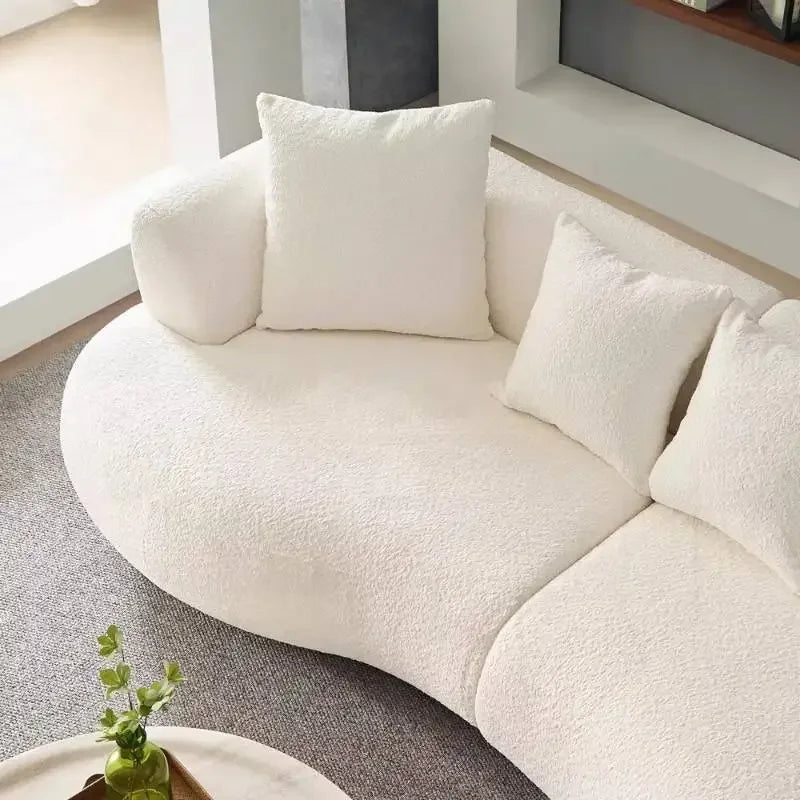 Sofa | Wooden Frame Minimalist Design | Nordic Retro Style | Single