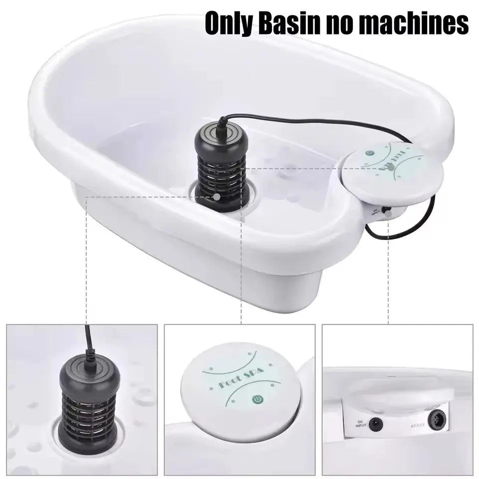 Ion Foot Bath Spa Basin | Detox Massage Sole | Soaking Bucket
