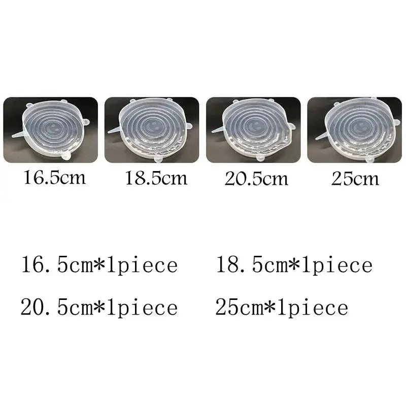 Silicone Stretch Lids | Universal Lid Fit | Eco Friendly | 16 Sizes