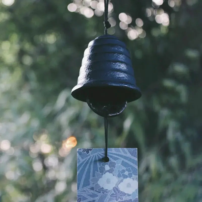 Japanese Wind Chimes Cast Iron Wind Bells Hanging Pendant Feng Shui Good Luck Temple Wind Bells Outdoor Home Garden Decoration from PriceLows™