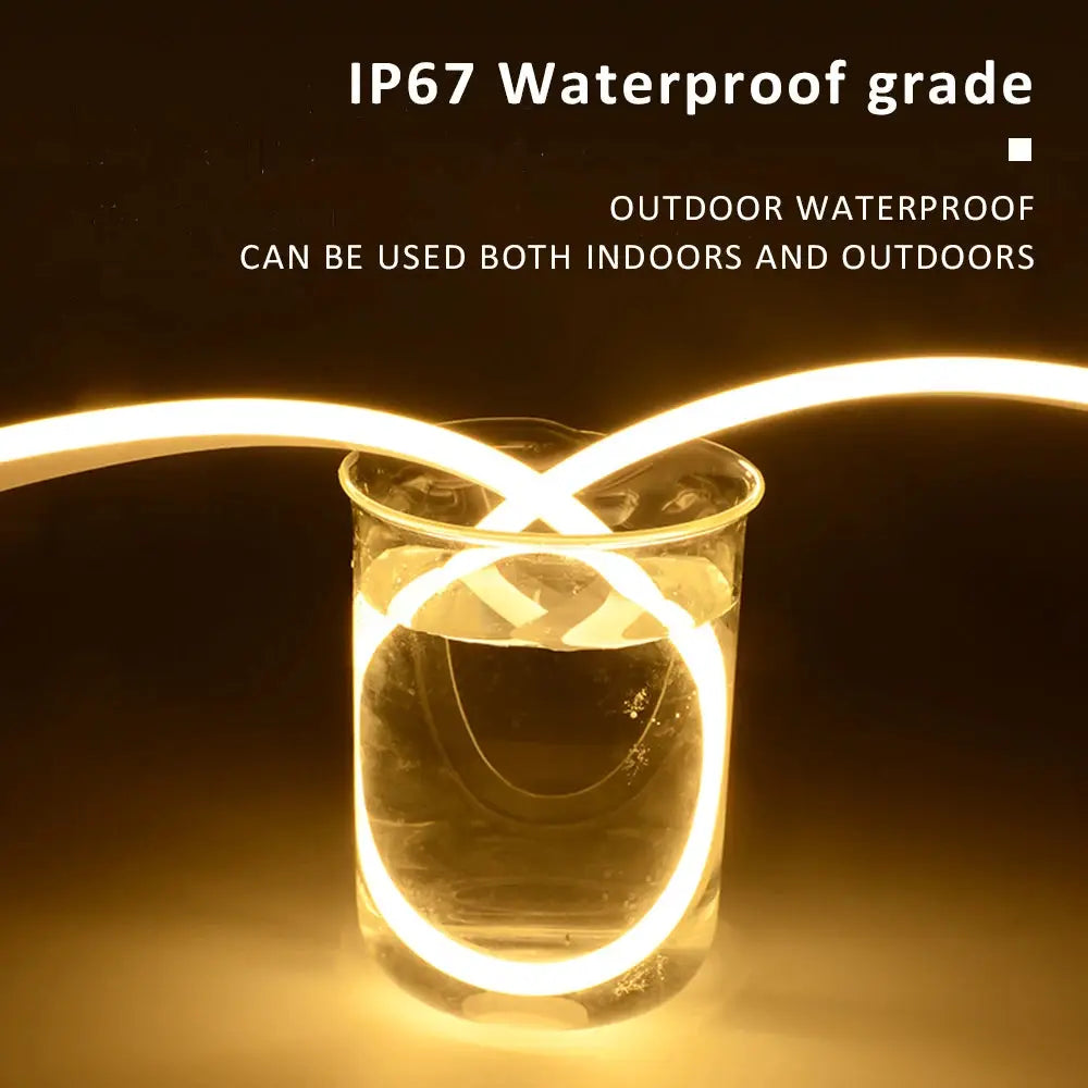 4X10mm LED Neon Flexible Strip Light 24V SMD2835 120LEDs IP67 Silicone Tube Lamp Waterproof 5M 10M 100M Flex Rope Sign Lighting from PriceLows™