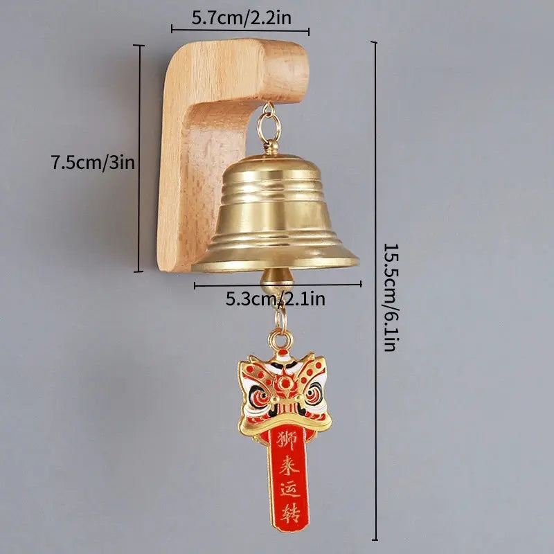 Wooden Door Bell Japanese Wind Chime Door Chime Room Decor Home Front Doorbell Landscape Bell Shopkeeper Remind Bell 풍경 from PriceLows™