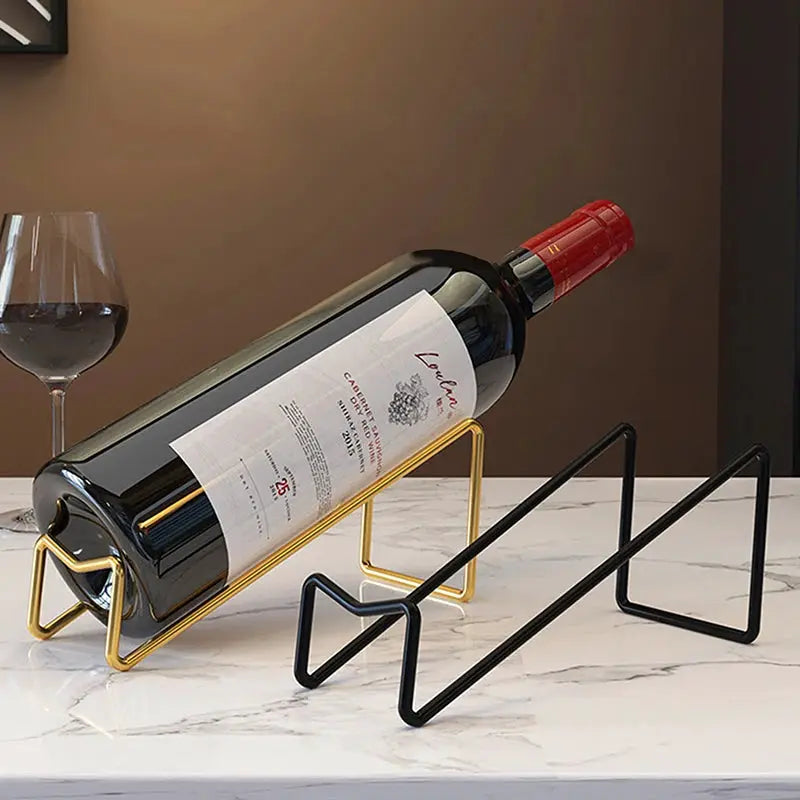 NEW 1 Pack Wine Bottle Rack Countertop Wine Bottle Display Rack Wine Storage Rack Simple Home Counter Decoration from PriceLows™