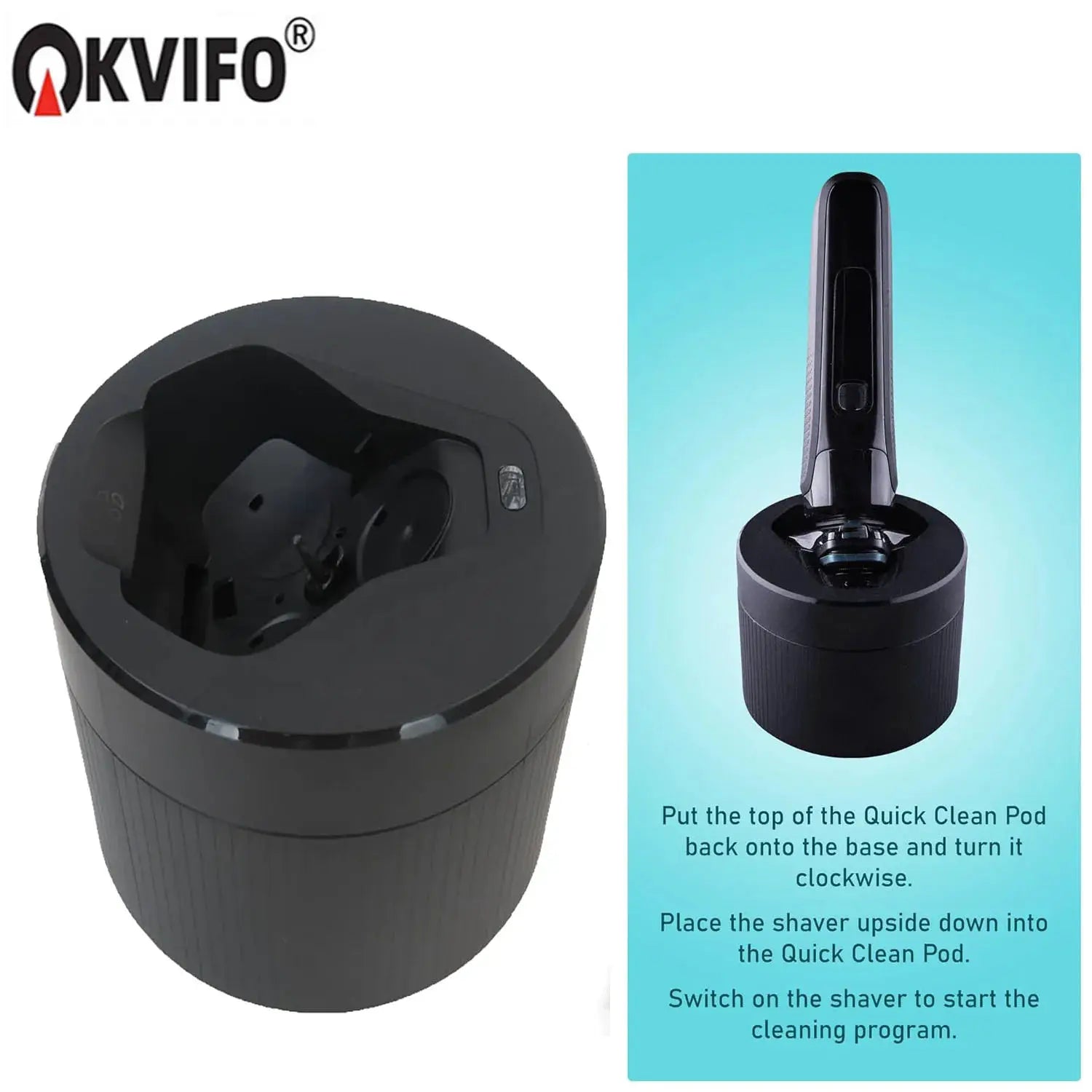 Replacement Quick Cleaning Pod Compatible with Philips 2nd Series 7000 S9000 S5000 Angular polygon Shavers，for Philips Cleaning from PriceLows™