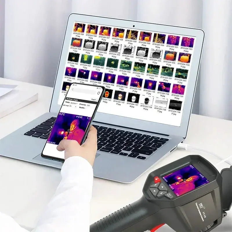 Digital Thermal Camera Handheld HT-H8 384x288 Thermal Imager Infrared Imaging Camera 25Hz Support Wifi from PriceLows™