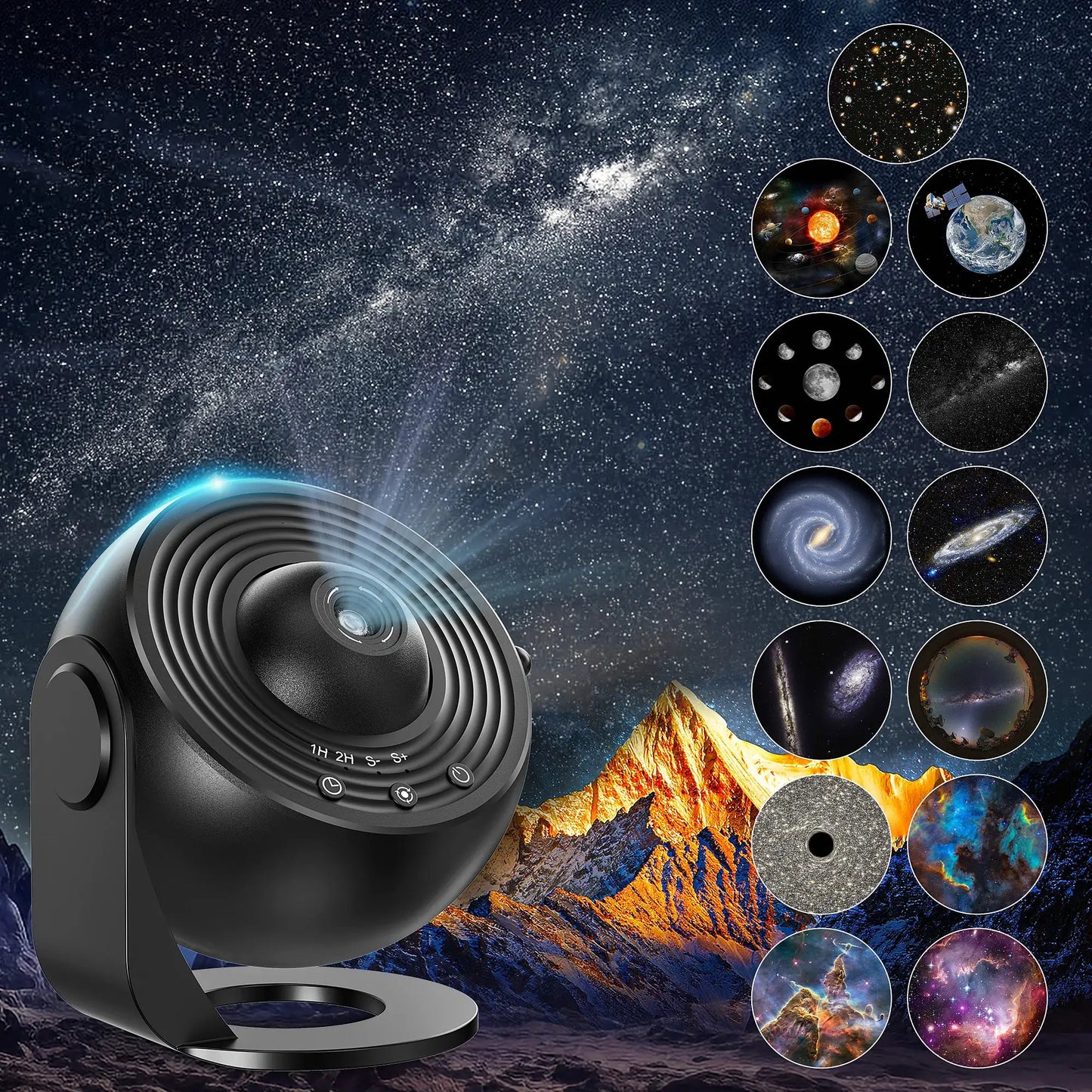 Galaxy Projector, Planetarium Star Projector Realistic Starry Sky Night Light ,Solar System Constellation Moon for Kids Bedroom from PriceLows™