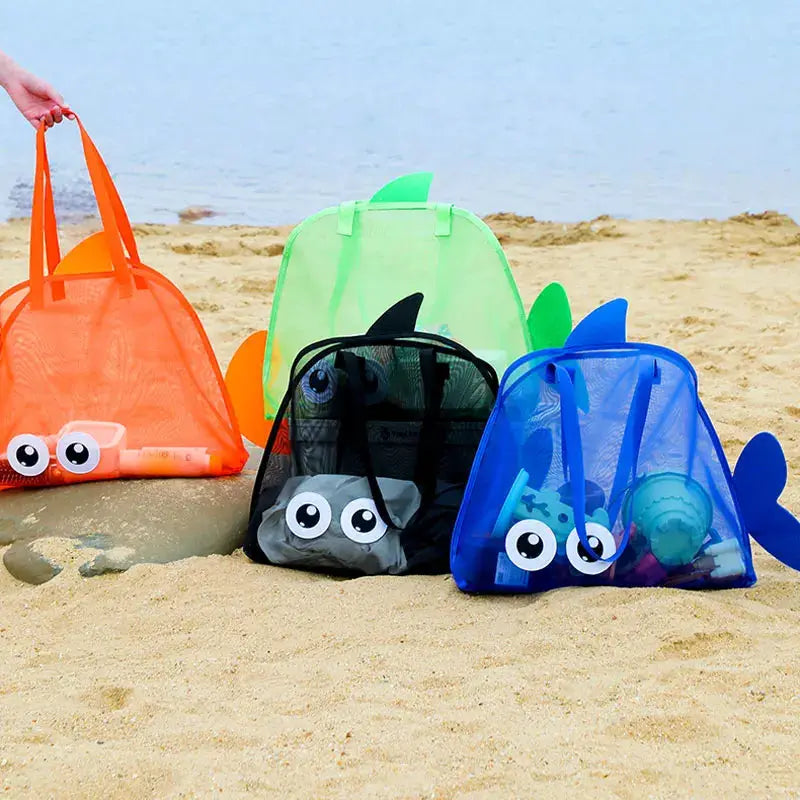 Summer New Travel Beach Bag, Children's Cartoon Toy Storage Bag, Swimsuit Storage Bag, Big-Eye Handheld Toiletry Bag from PriceLows™